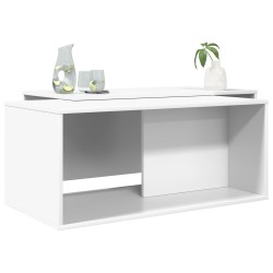 Ensemble de tables basses 2 pcs Blanc Bois d'ingénierie 633237633237