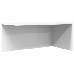 Ensemble de tables basses 2 pcs Blanc Bois d'ingénierie 633237633237
