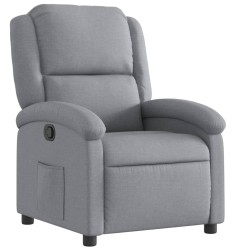 Fauteuil inclinable gris clair tissu 633240633240
