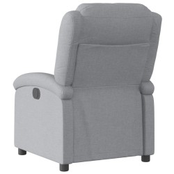 Fauteuil inclinable gris clair tissu 633240633240