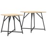 Ensemble de tables d'appoint 2 pcs Chêne Sonoma et noir 633241633241