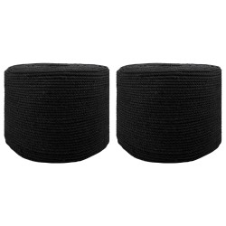 Corde 2 pcs Noir Coton 633249633249