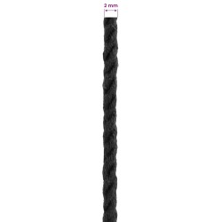 Corde 2 pcs Noir Coton 633249633249