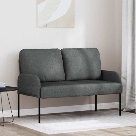 Canapés avec coussin 110cm Gris foncé Contreplaqué 633252633252