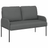 Canapés avec coussin 110cm Gris foncé Contreplaqué 633252633252