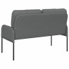 Canapés avec coussin 110cm Gris foncé Contreplaqué 633252633252