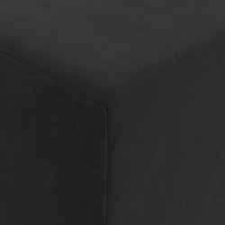 Canapé-lit pliable Noir 200 x 70 x 15 cm Velours 633255633255