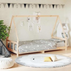 Cadre de lit pour enfants 90x200 cm bois de pin massif 633257633257