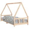 Cadre de lit pour enfants 90x200 cm bois de pin massif 633257633257