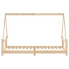 Cadre de lit pour enfants 90x200 cm bois de pin massif 633257633257