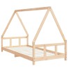 Cadre de lit pour enfants 90x200 cm bois de pin massif 633257633257