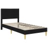 Cadre de lit Noir 90 x 200 cm Polyester 633258633258