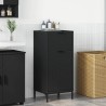 Cabinet de salle de bain avec tiroir Noir 39,5 x 36 x 88 cm 633262633262