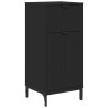 Cabinet de salle de bain avec tiroir Noir 39,5 x 36 x 88 cm 633262633262