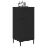 Cabinet de salle de bain avec tiroir Noir 39,5 x 36 x 88 cm 633262633262