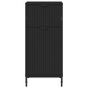 Cabinet de salle de bain avec tiroir Noir 39,5 x 36 x 88 cm 633262633262