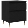 Cabinet de chevet avec tiroir 2 pcs Chêne noir 40 x 35 x 50 cm 633264633264