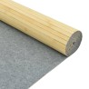 Cloison de séparation naturel clair largeur 800 cm hauteur 165 cm bambou 633266633266