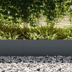Bordure de Pelouse 50 pcs Anthracite 100 x 0,05 x 30 cm 633270633270