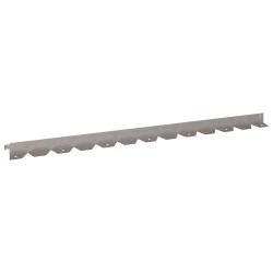 Bordure de Pelouse 20 pcs 102 x 4 x 4 cm Acier Rouillé 633273633273