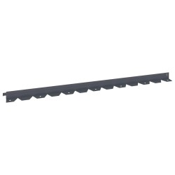 Bordure de Pelouse 20 pcs 102 x 4 x 4 cm Acier Anthracite 633284633284