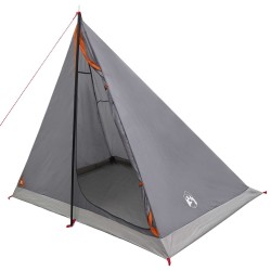 Tente de randonnée Gris et orange 2 personnes 633291633291