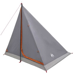 Tente de randonnée Gris et orange 2 personnes 633291633291