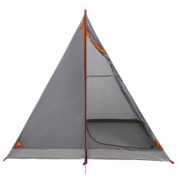 Tente de randonnée Gris et orange 2 personnes 633291633291
