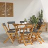Chaises de bistrot d'extérieur 6 pcs Gris foncé 40 x 53 x 80 cm 633297633297