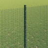 Clôture en fil soudé avec poteaux 10 x 1,4 m Vert Maille 633299633299