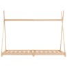 Cadre de lit d'enfant Bois de pin massif 80x160 cm 633301633301