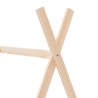 Cadre de lit d'enfant Bois de pin massif 80x160 cm 633301633301