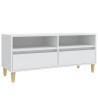 Meuble TV blanc 100x34,5x44,5 cm bois d'ingénierie 633305633305
