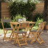 Chaises de bistrot d'extérieur 4 pcs Gris foncé 40 x 53 x 80 cm 633306633306