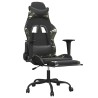Chaise de jeu de massage repose-pied Noir&Camouflage Similicuir 633307633307