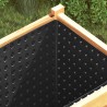Feuille de drainage nervurée 2 pcs Noir 1 x 20 m HDPE 633314633314