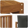 Ensemble de canapés d'extérieur 5 pcs Naturel et Anthracite 633325633325