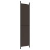 Cloison de séparation 3 panneaux Marron 150x220 cm Tissu 633329633329