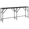 Table console Chêne noir 180 x 30 x 75 cm Bois d'ingénierie 633340633340