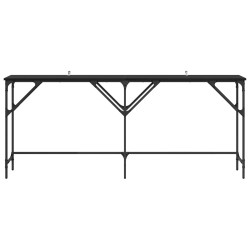 Table console Chêne noir 180 x 30 x 75 cm Bois d'ingénierie 633340633340