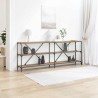 Table console Chêne artisan 200 x 30 x 75 cm Bois d'ingénierie 633341633341