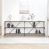 Table console Chêne artisan 200 x 30 x 75 cm Bois d'ingénierie 633341633341