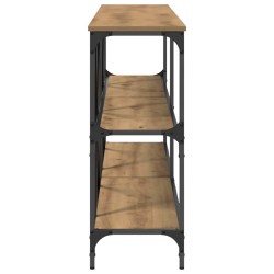 Table console Chêne artisan 200 x 30 x 75 cm Bois d'ingénierie 633341633341