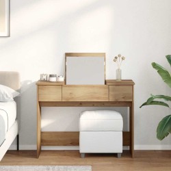 Table de cosmétiques Chêne artisanal 100 x 45 x 76 cm 633347633347