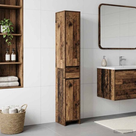 Armoire de salle de bain Bois ancien 30 x 33 x 190 cm 633348633348