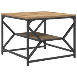 Table basse Chêne artisanal 51 x 50 x 40 cm 633350633350