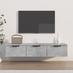 Armoire murale Gris béton 102x30x20 cm Bois d'ingénierie 633352633352