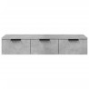 Armoire murale Gris béton 102x30x20 cm Bois d'ingénierie 633352633352