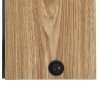 Armoire de salle de bain à miroir LED Chêne 50x13x70 cm 633355633355