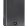 Armoire de salle de bain à miroir LED Gris brillant 80x12x68 cm 633356633356